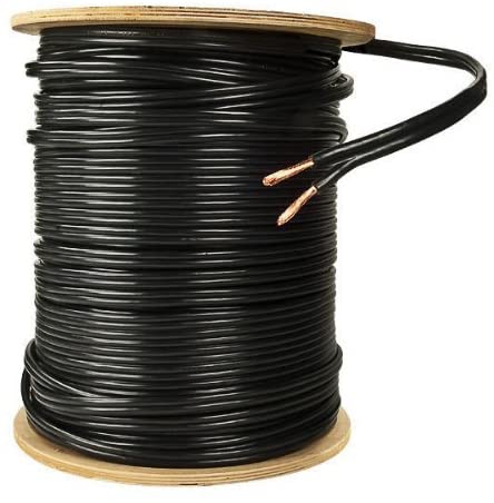 500 ft. - 12/2 Low Voltage Landscape Lighting Wire - 150 Volt Max. - PLT CLV-1202-0-500FT By Wire N Cable