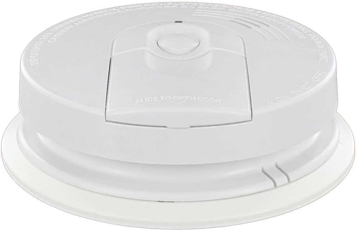 Kidde I4618AC Alarm Hardwire Smoke Detector with 9V Backup and Front Load Battery Door | Model i4618, White