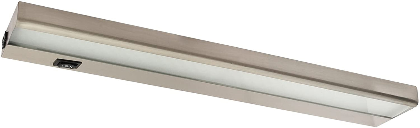 21" 120v Direct Hard Wire Capable Led Light Linkable Under Cabinet Brushed Alu