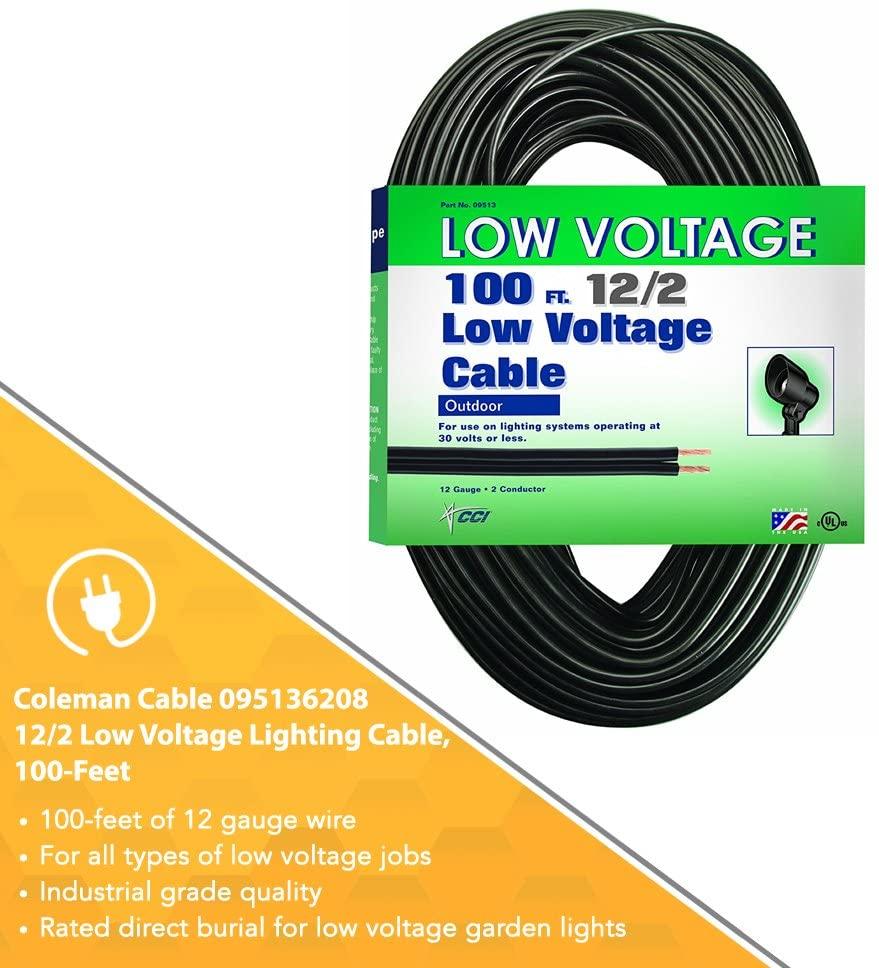 Coleman Cable 12/2 Low Voltage Lighting Cable